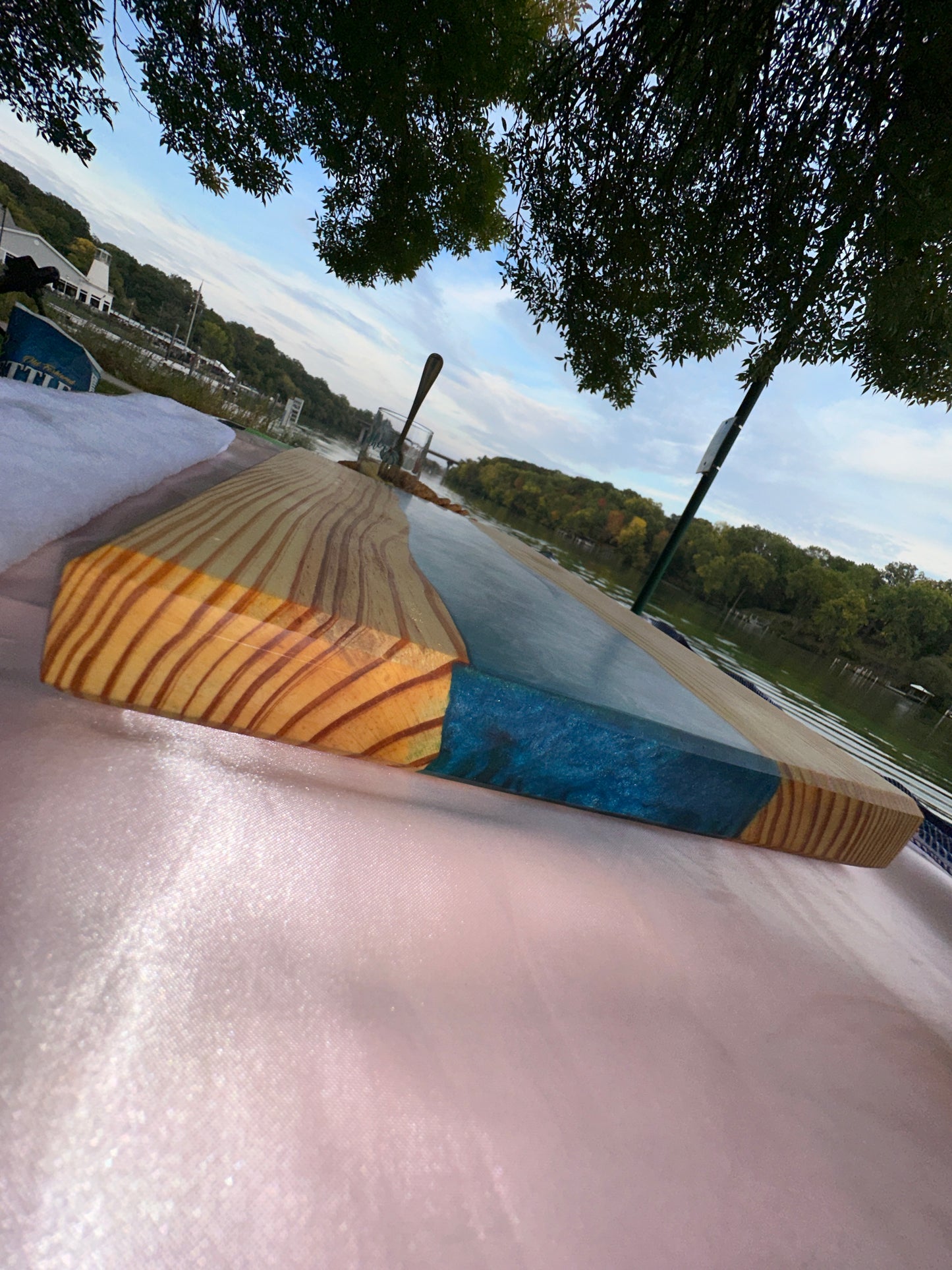 River, theme, charcuterie, board
